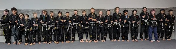 A big kids class line up